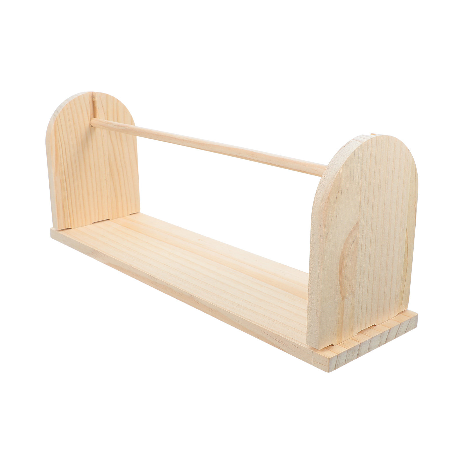 Papercraft Supply Ribbon - Wooden Tabletop Paper Roll Holder 16.5