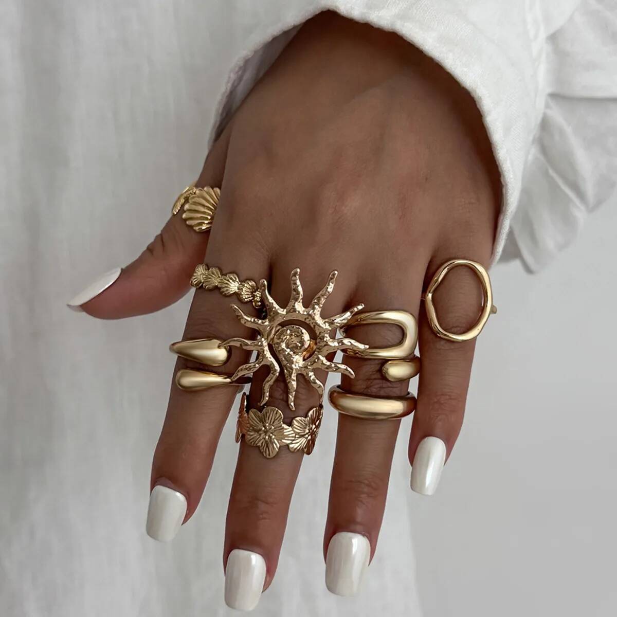 Event Z - IngeSight.Z 8Pcs/set Fashion Starfish Scallop Open
