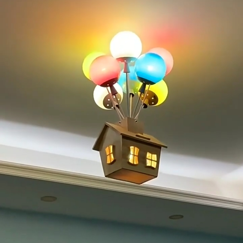Modern cartoon balloon ceiling - Led Balloon Light ulasan dan harga