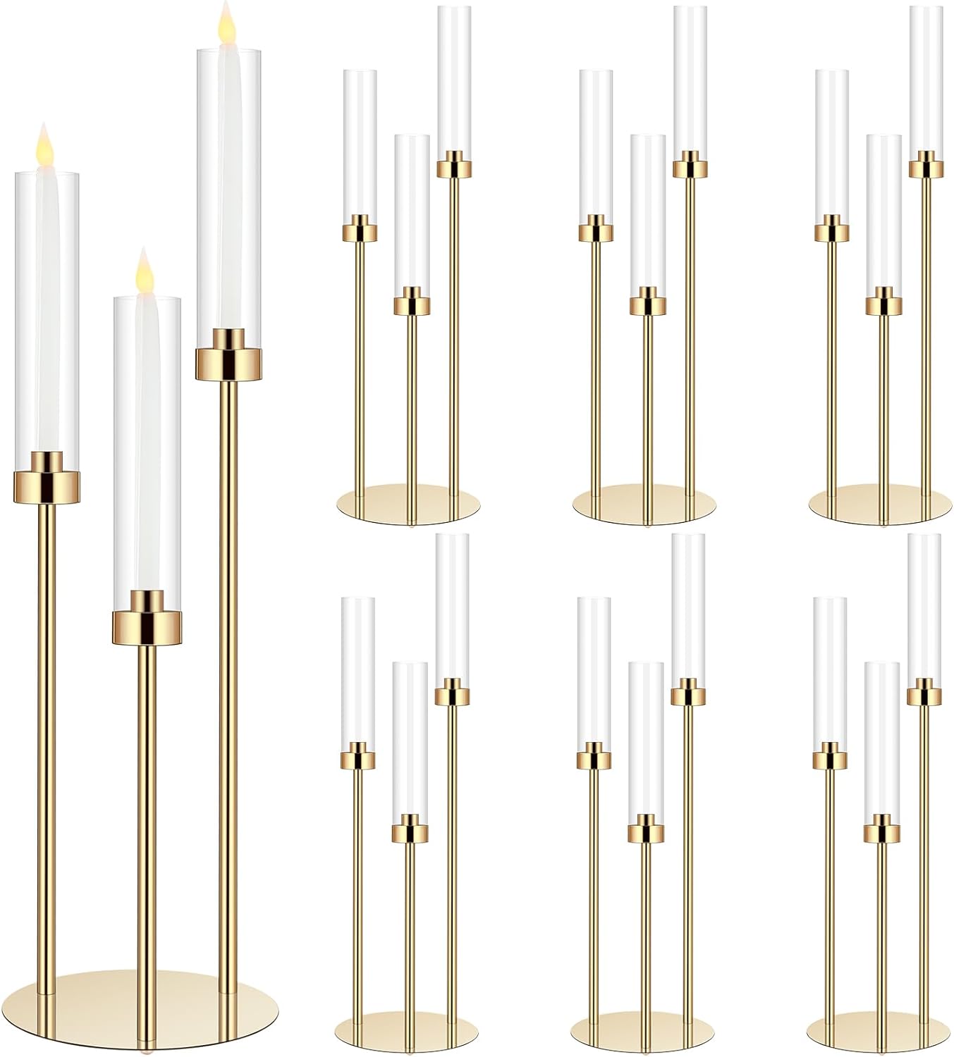 1 Set Acrylic Candelabra Cente - Centerpiece Stick ulasan dan harga