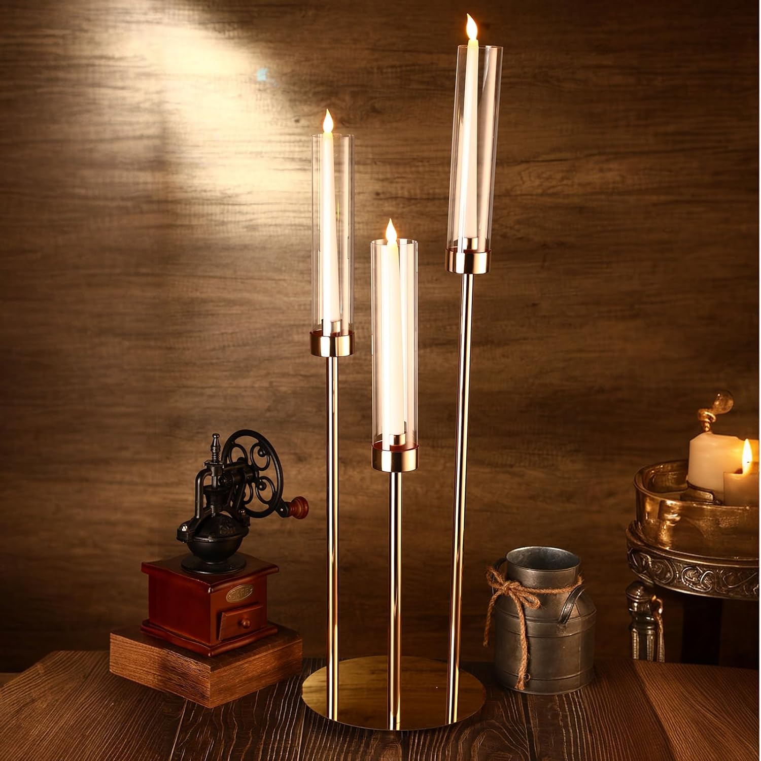1 Set Acrylic Candelabra Cente - Centerpiece Stick ulasan dan harga