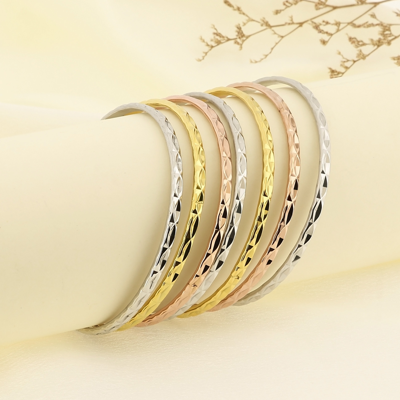 68mm*4mm Trendy Stacked Shape  - Event Z ulasan dan harga
