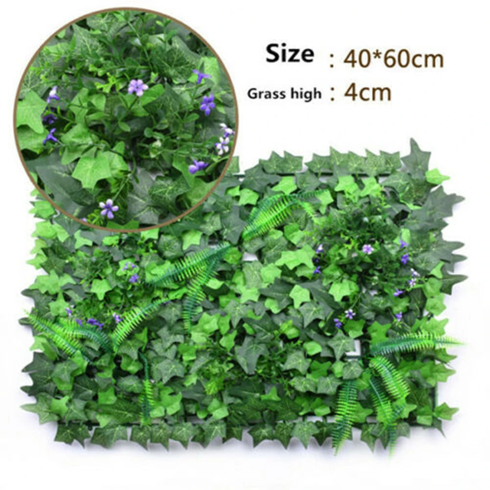 40*60cm Artificial Lawn Plant  - Flower Wall Panel ulasan dan harga