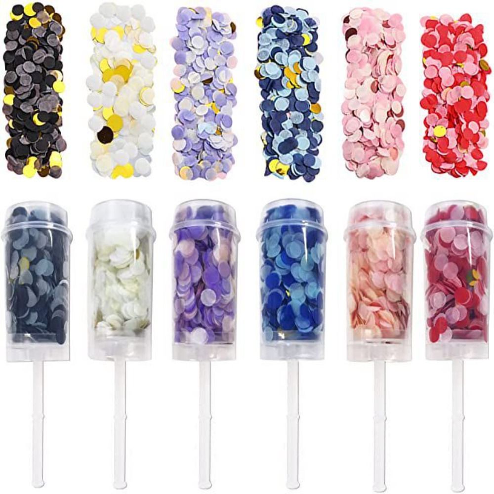 1Pcs Pastel Birthday Exploding - Confetti Cannon Tube ulasan dan harga
