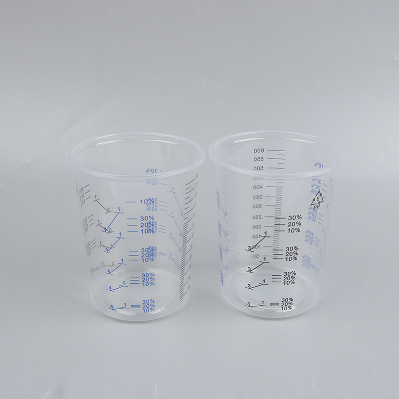 10/50pcs Paint Mixing Calibrat - Plastic Cup 50Pcs ulasan dan harga