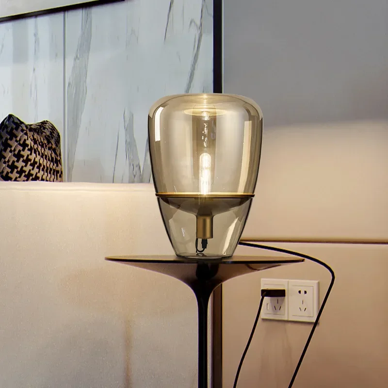 Glass Table Lamp Czech Designe - Led Balloon Light ulasan dan harga