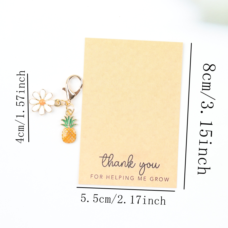 10 Mini Pineapple Keychains, w - Event Party ulasan dan harga