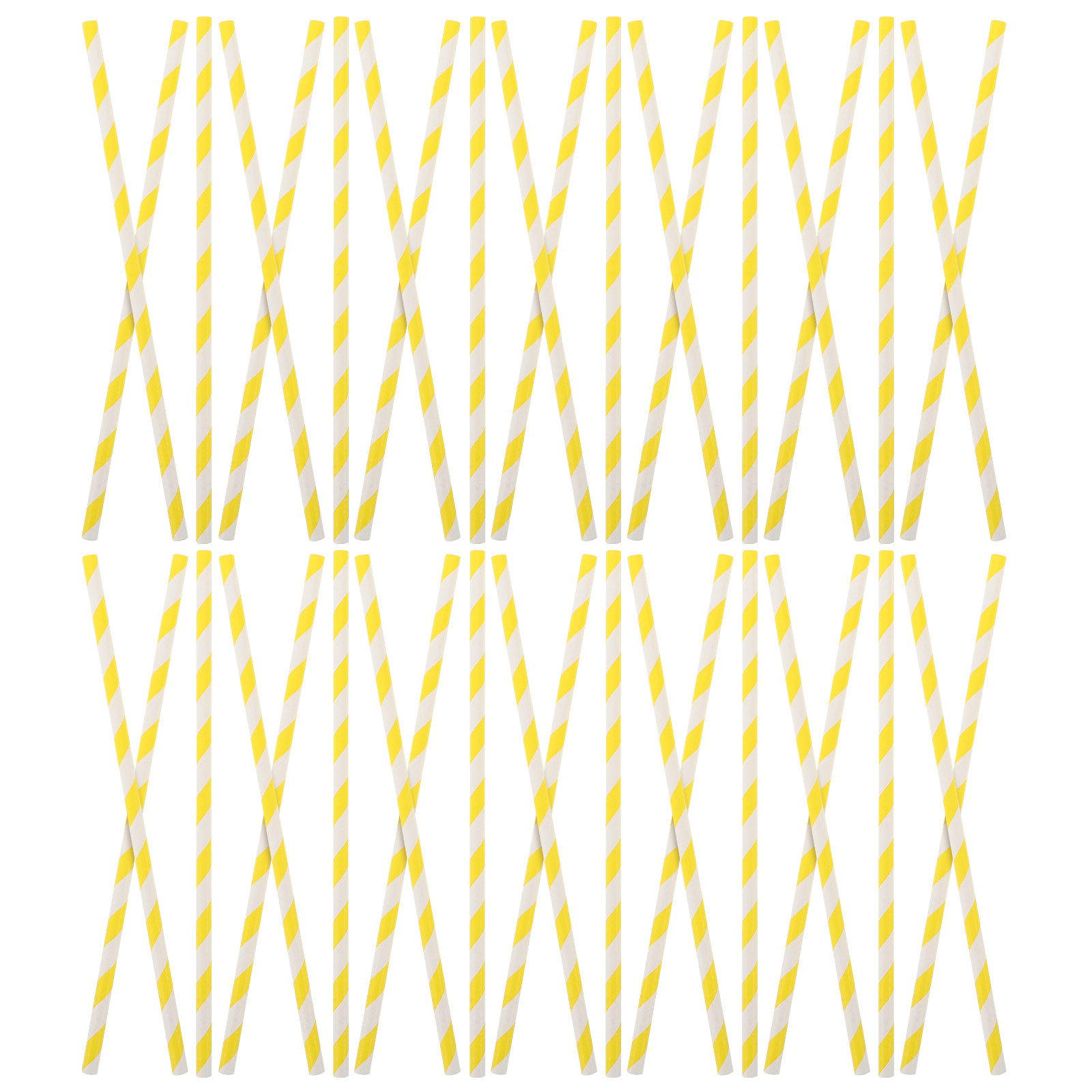 100Pcs Party Decorative Paper  - Paper Straw Color ulasan dan harga