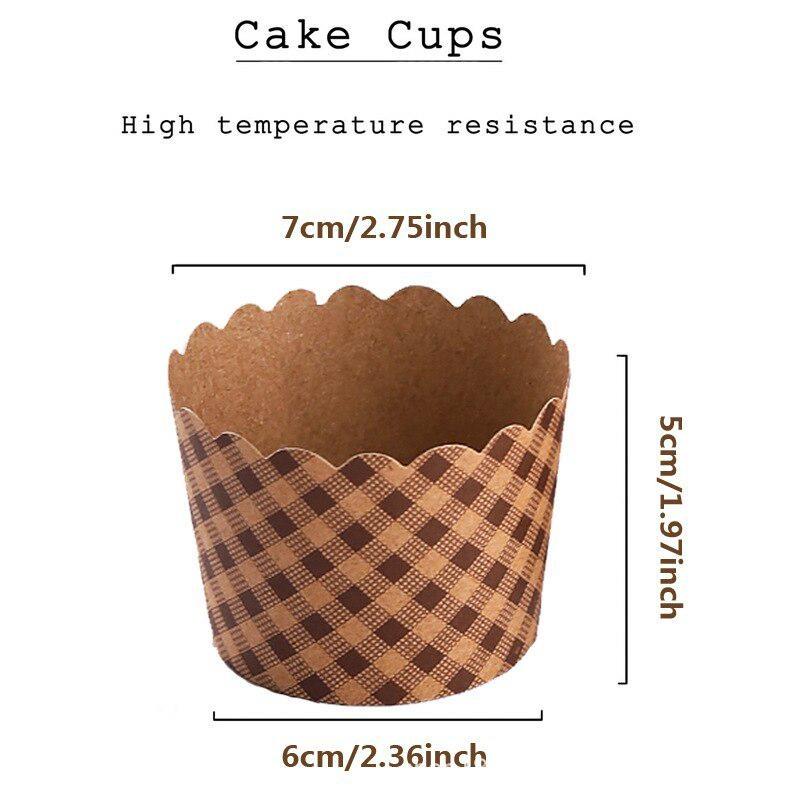 50Pcs/Pack Cupcake Paper Cups  - Plastic Cup 50Pcs ulasan dan harga