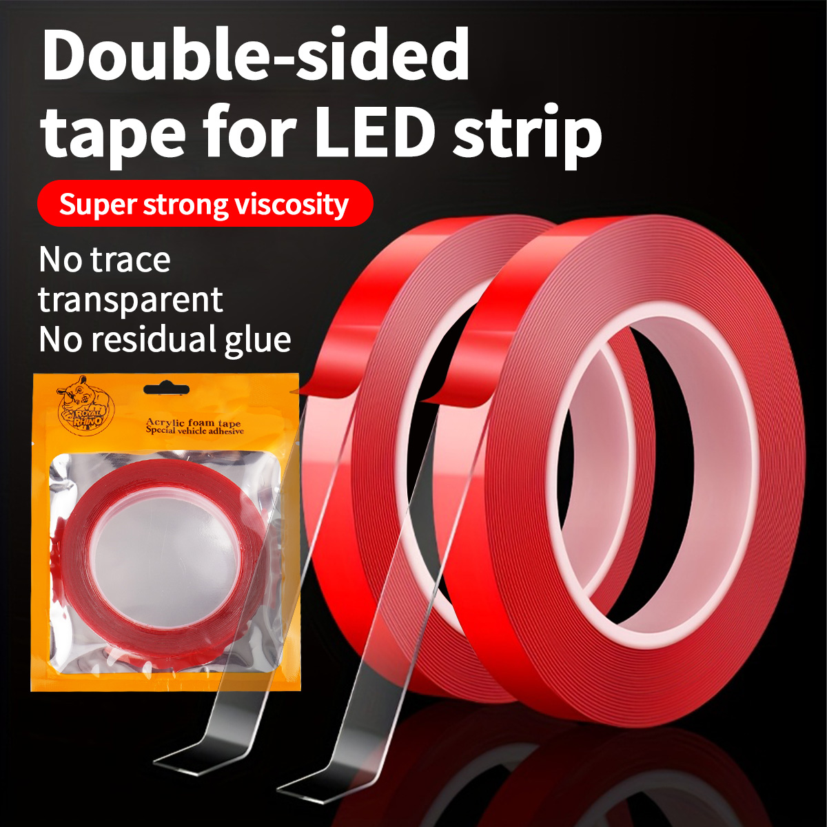 LED Light Strip Adhesive Strip - Led Balloon Light ulasan dan harga