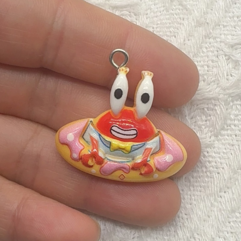 10pcs cartoon resin pendant, D - Event Party ulasan dan harga