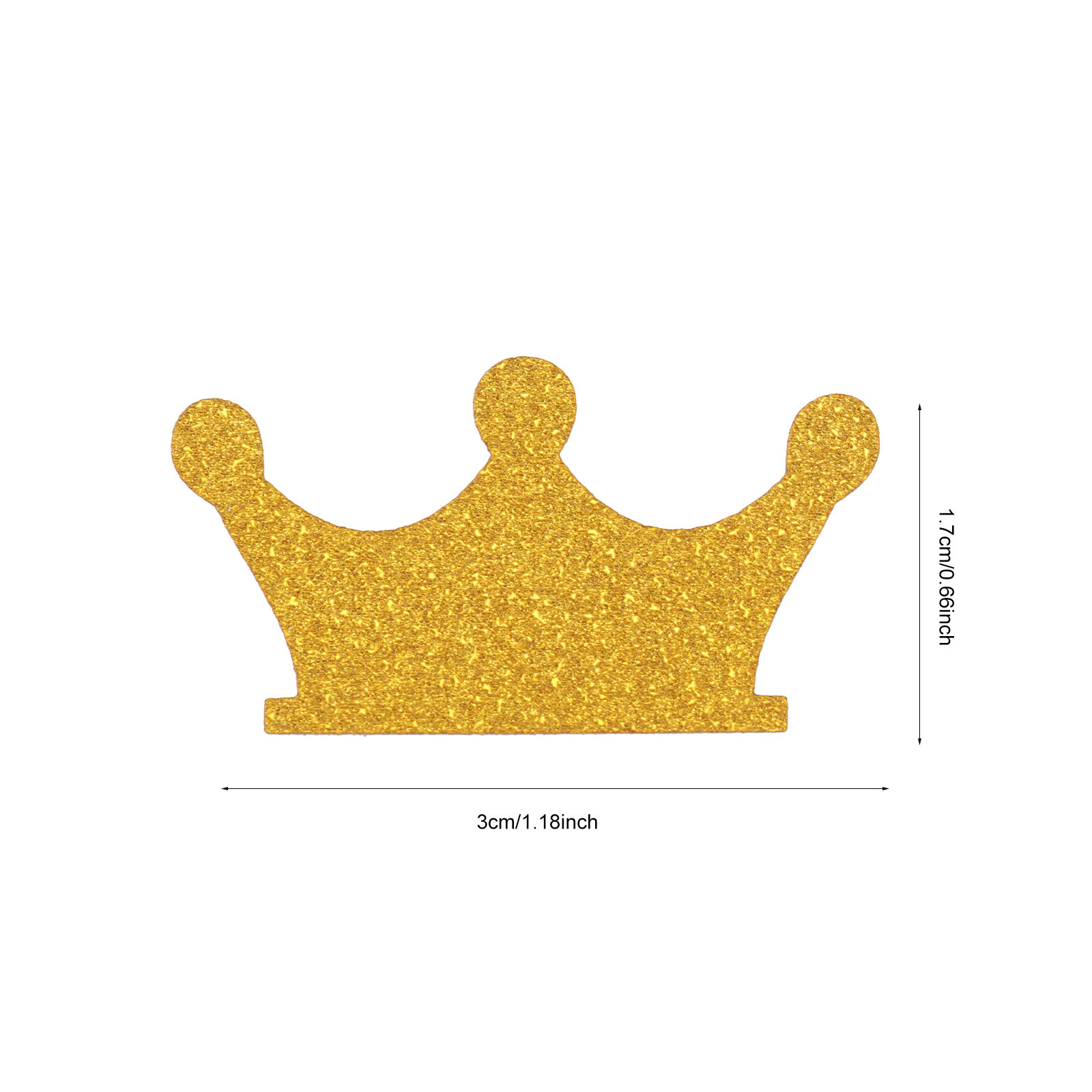 200Pcs Double Sided Crown Conf - Papercraft Supply Confetti ulasan dan harga