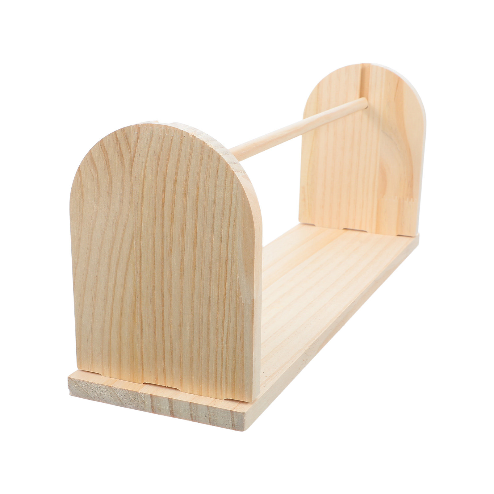 Wooden Paper Roll Holder 16.5  - Papercraft Supply Ribbon ulasan dan harga