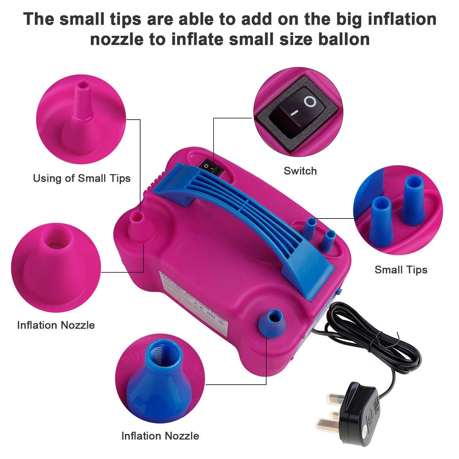 Portable Electric Balloon Blow - Balloon Pump Hand ulasan dan harga